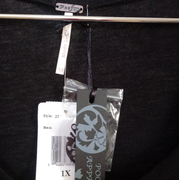 New Poof Apparel Varsity Style Knit Long Sleeve Tee - Picture 5 of 7